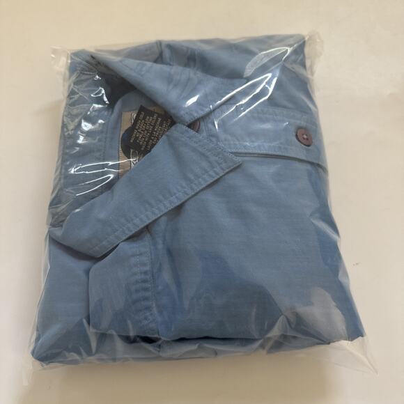 Vintage ExOfficio Shirt Mens Medium Button Up Roll Tab Vented Fishing Outdoors - Picture 9 of 10